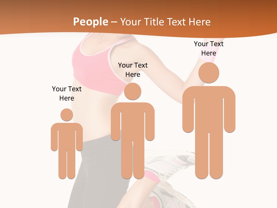 Successful Jumping Weight PowerPoint Template