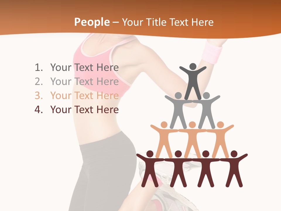 Successful Jumping Weight PowerPoint Template