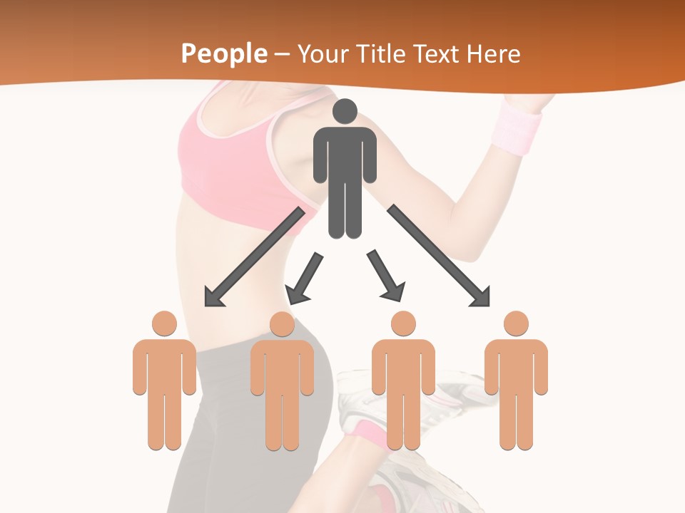 Successful Jumping Weight PowerPoint Template