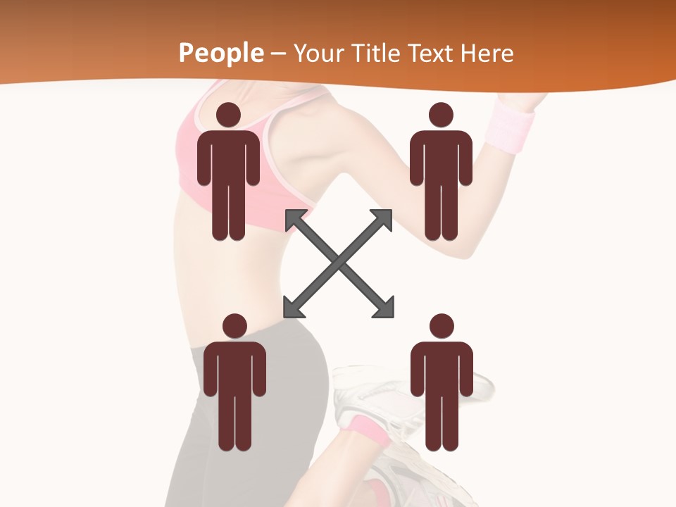 Successful Jumping Weight PowerPoint Template