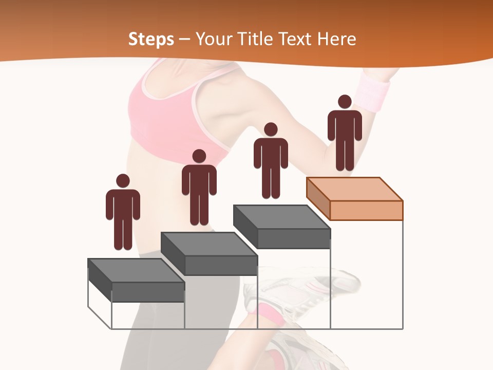 Successful Jumping Weight PowerPoint Template