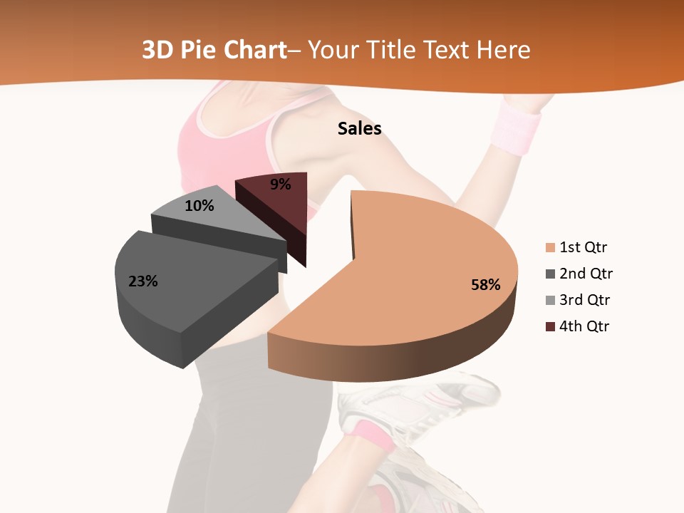 Successful Jumping Weight PowerPoint Template