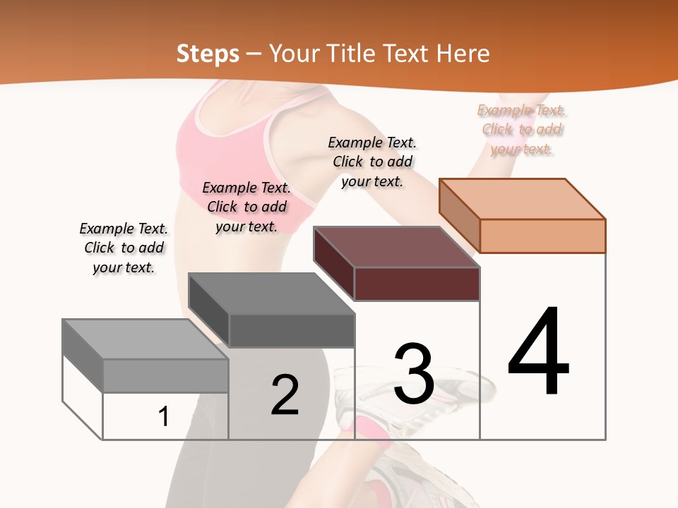 Successful Jumping Weight PowerPoint Template