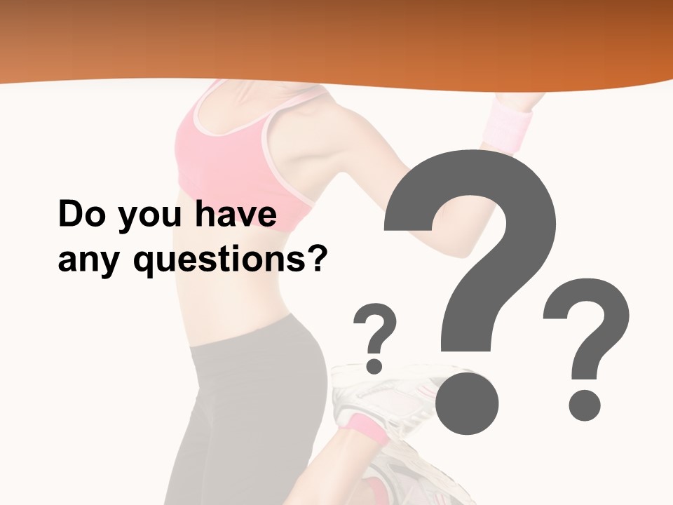 Successful Jumping Weight PowerPoint Template