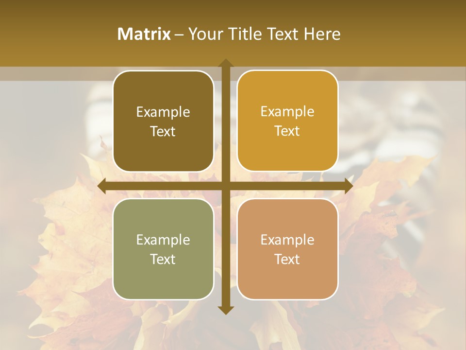 Park Only Autumn PowerPoint Template