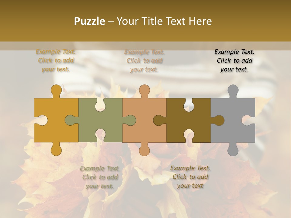 Park Only Autumn PowerPoint Template