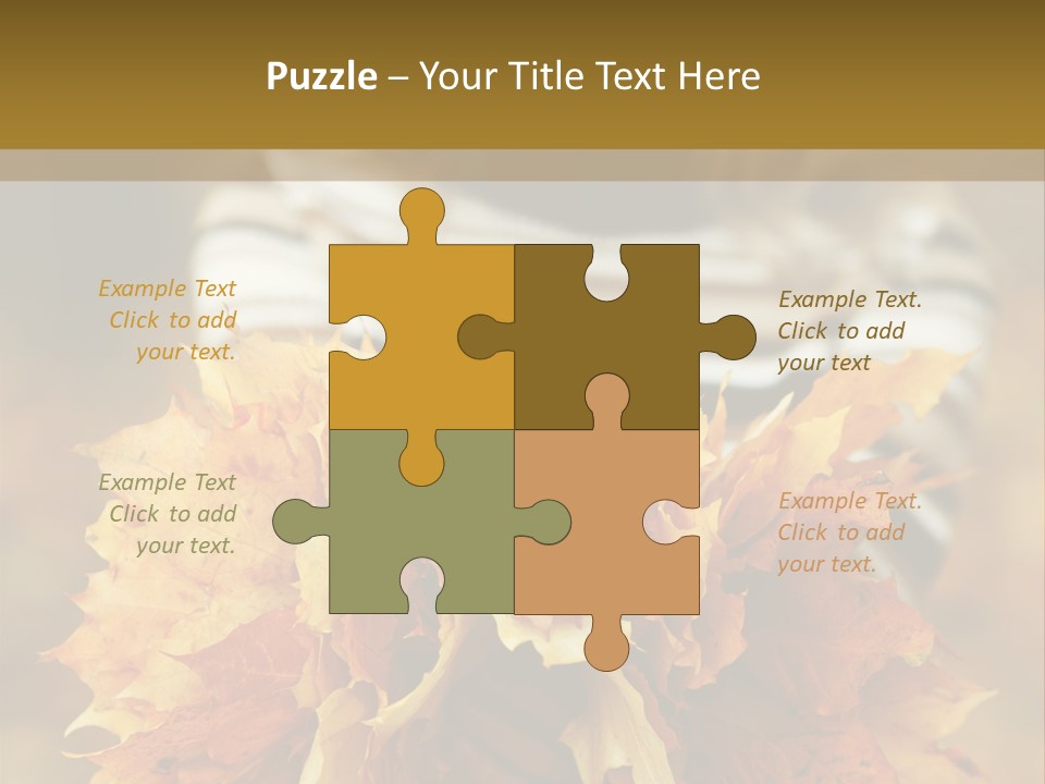 Park Only Autumn PowerPoint Template