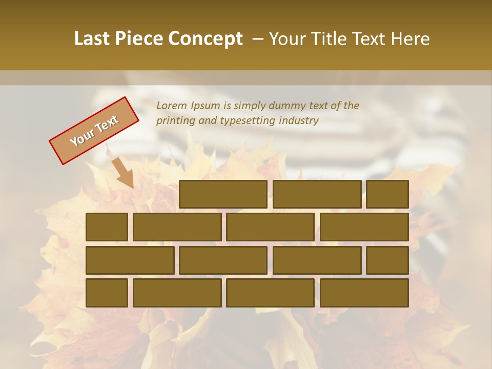 Park Only Autumn PowerPoint Template