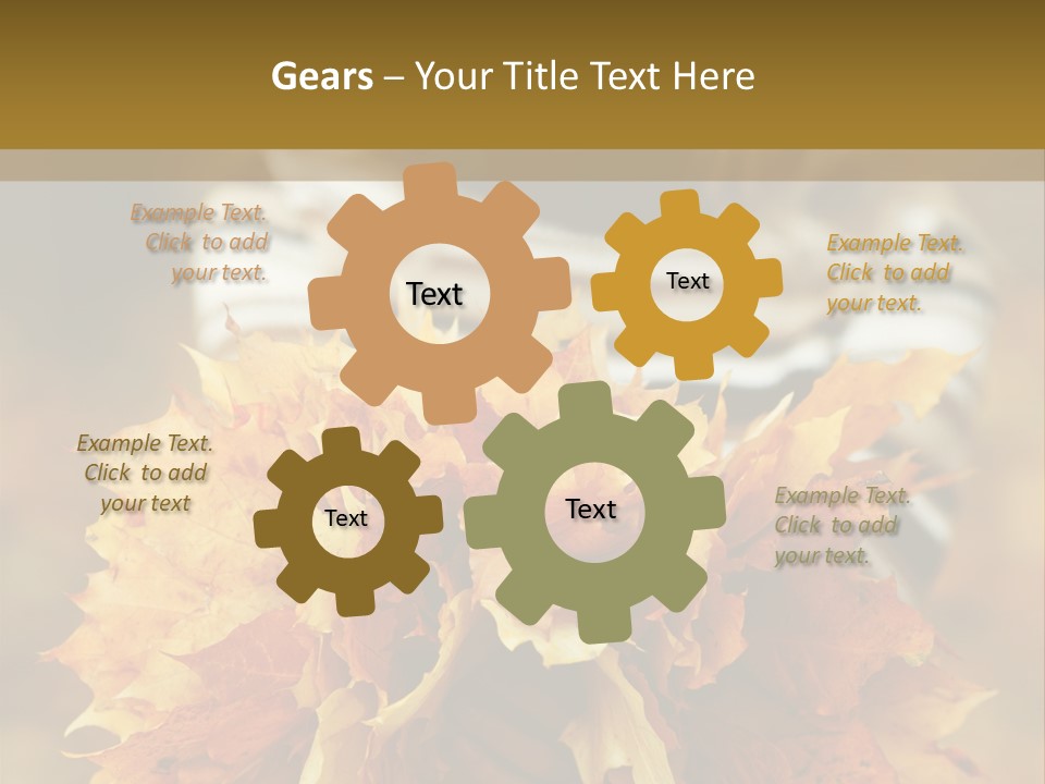 Park Only Autumn PowerPoint Template