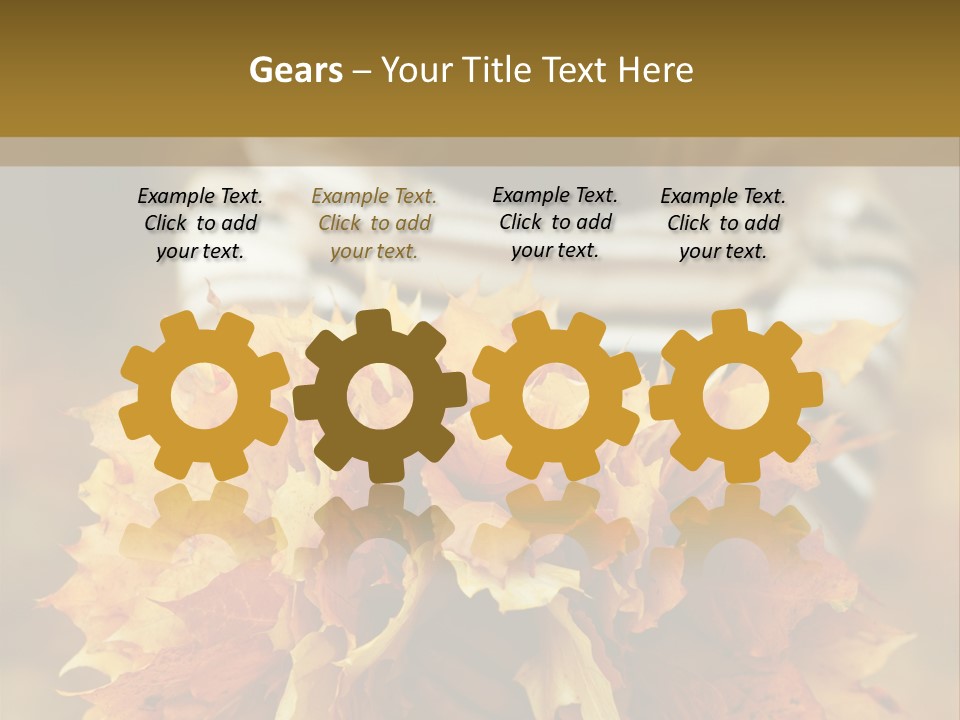 Park Only Autumn PowerPoint Template