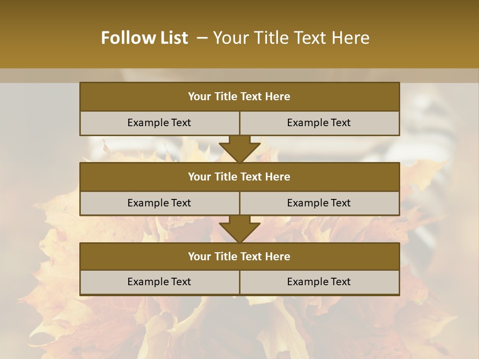 Park Only Autumn PowerPoint Template