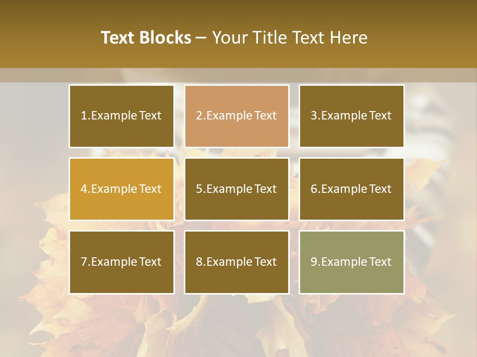 Park Only Autumn PowerPoint Template