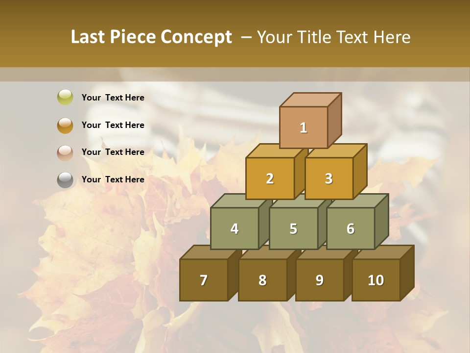 Park Only Autumn PowerPoint Template