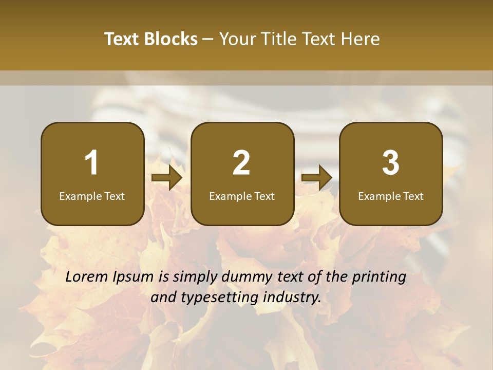 Park Only Autumn PowerPoint Template