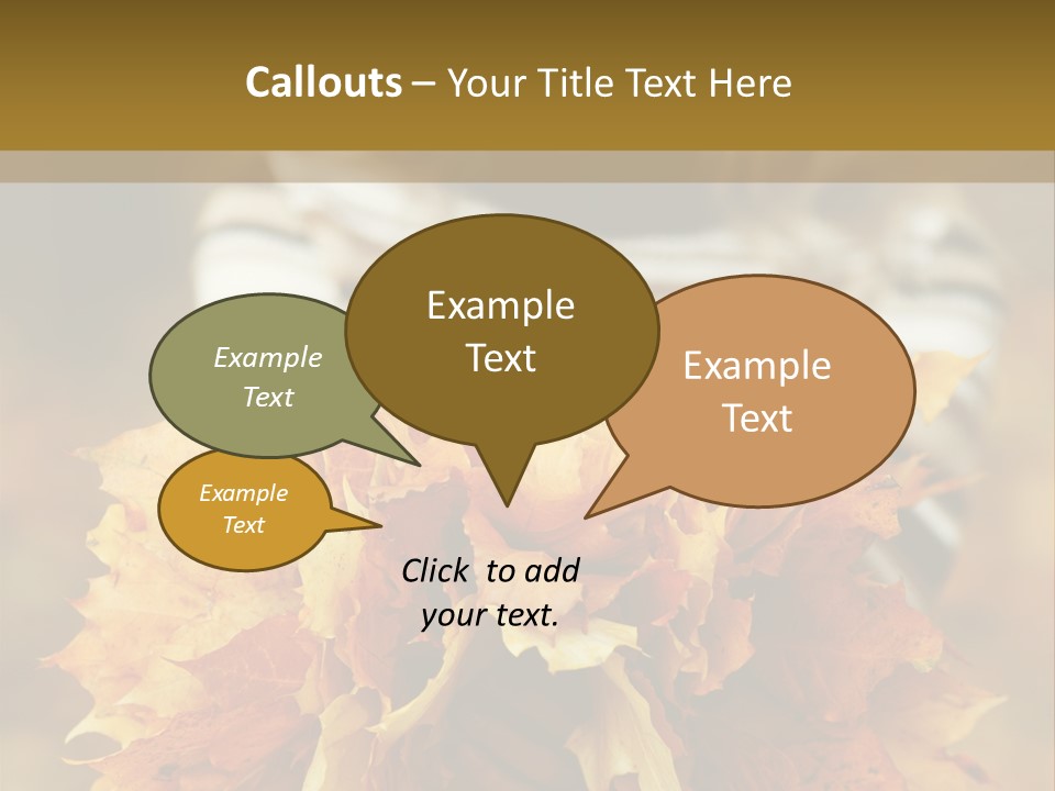 Park Only Autumn PowerPoint Template