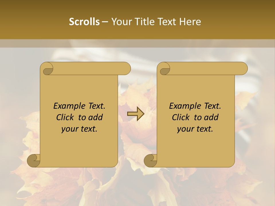 Park Only Autumn PowerPoint Template