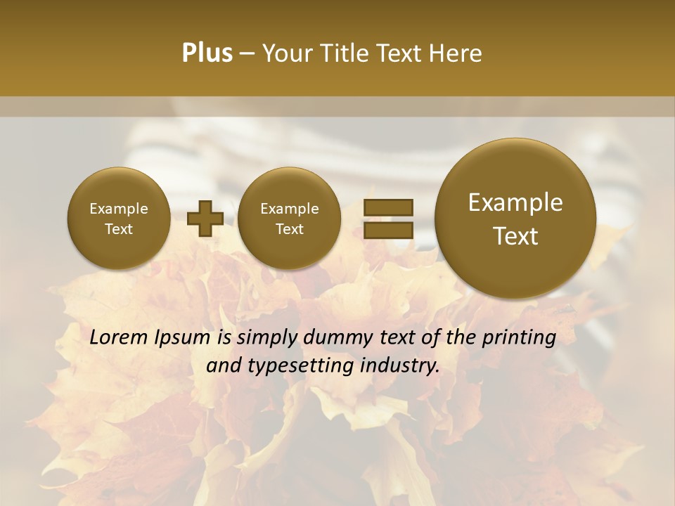 Park Only Autumn PowerPoint Template