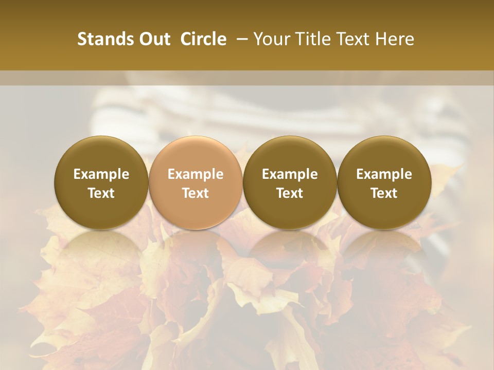Park Only Autumn PowerPoint Template