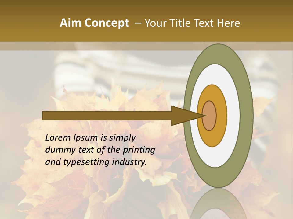 Park Only Autumn PowerPoint Template