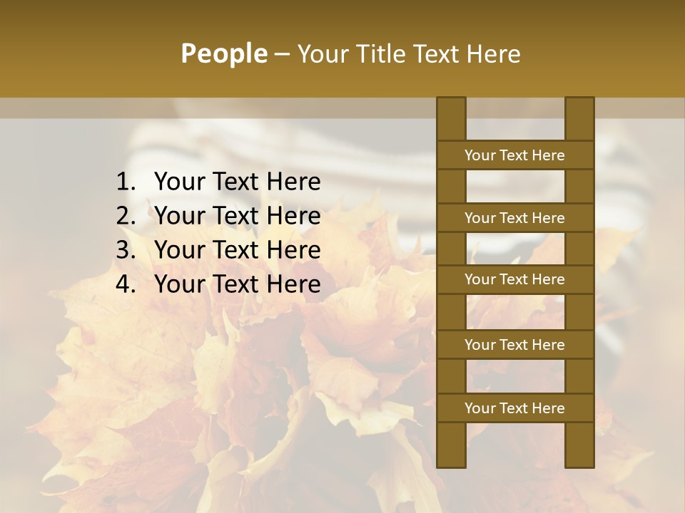 Park Only Autumn PowerPoint Template