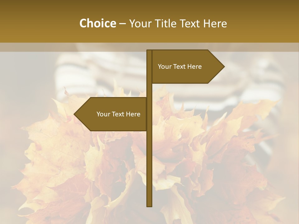 Park Only Autumn PowerPoint Template