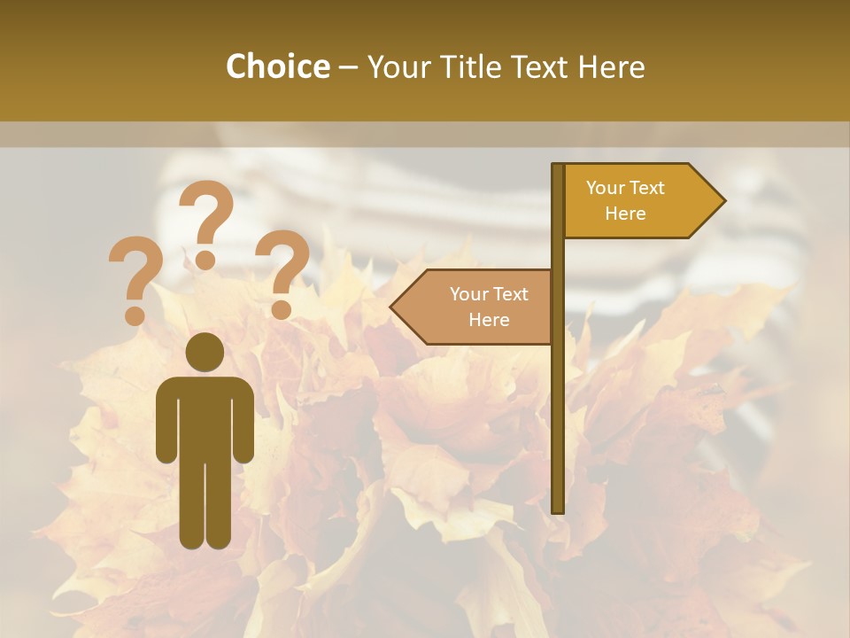 Park Only Autumn PowerPoint Template