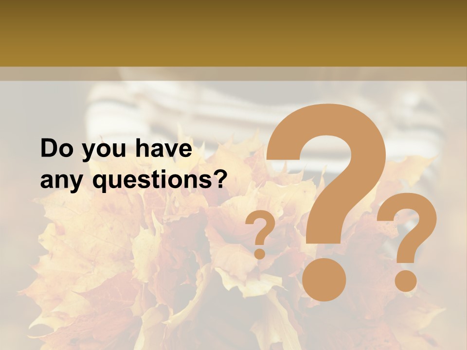 Park Only Autumn PowerPoint Template