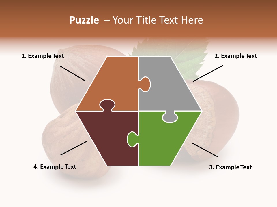 Organic Hazelnut Food PowerPoint Template