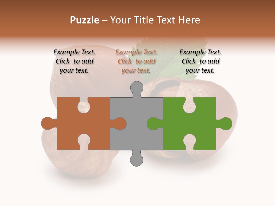 Organic Hazelnut Food PowerPoint Template