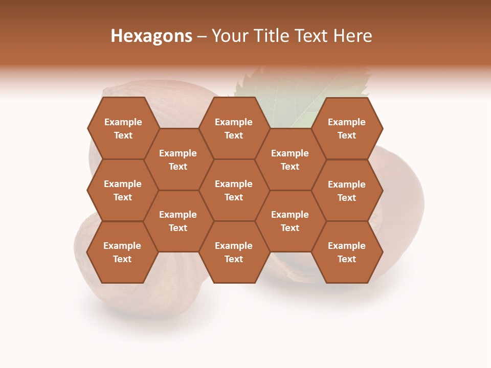 Organic Hazelnut Food PowerPoint Template