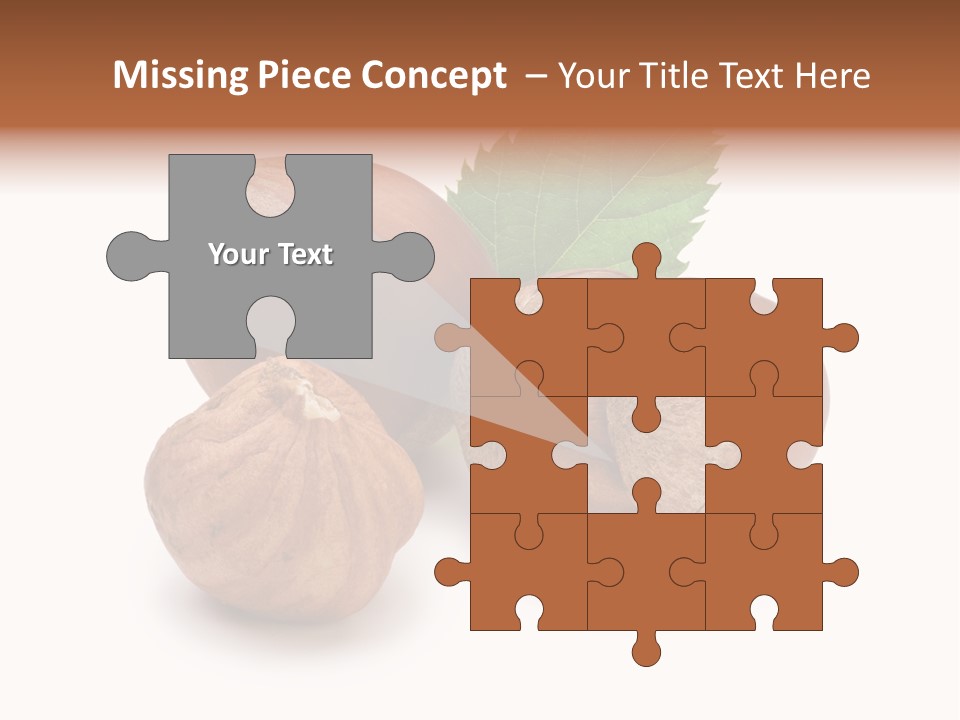Organic Hazelnut Food PowerPoint Template