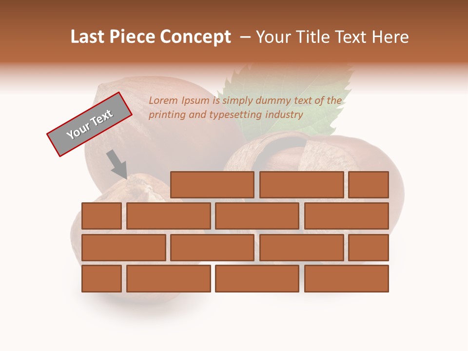 Organic Hazelnut Food PowerPoint Template