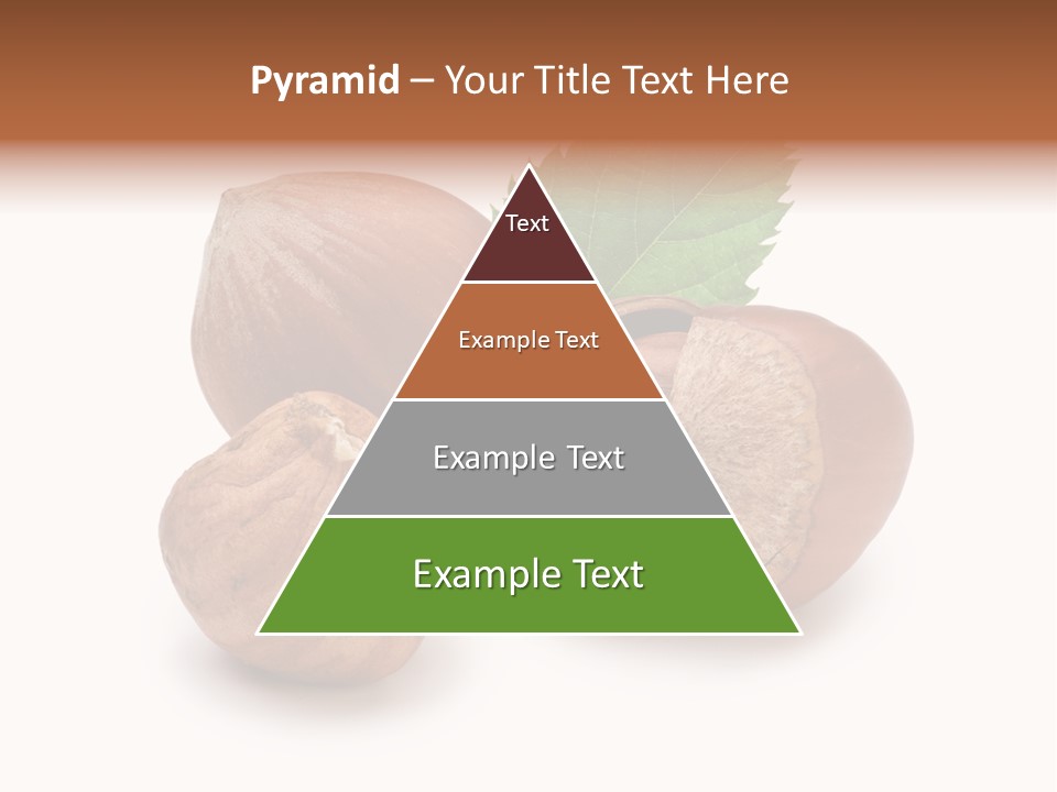 Organic Hazelnut Food PowerPoint Template