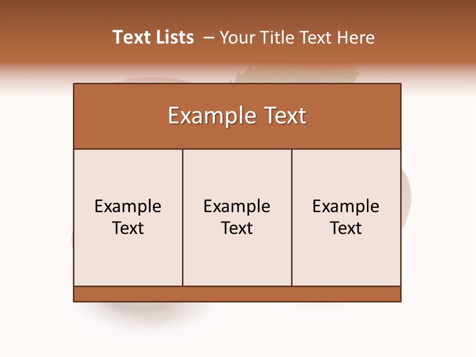 Organic Hazelnut Food PowerPoint Template