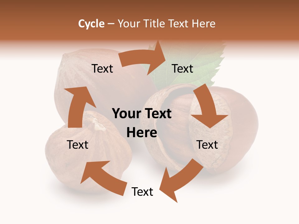 Organic Hazelnut Food PowerPoint Template