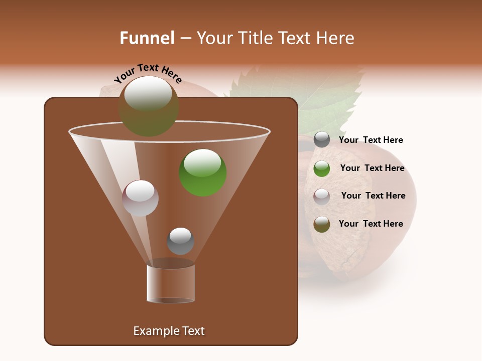 Organic Hazelnut Food PowerPoint Template