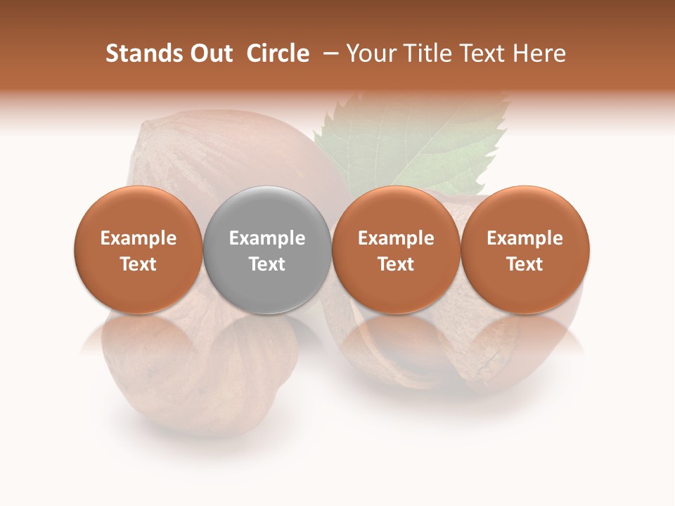 Organic Hazelnut Food PowerPoint Template