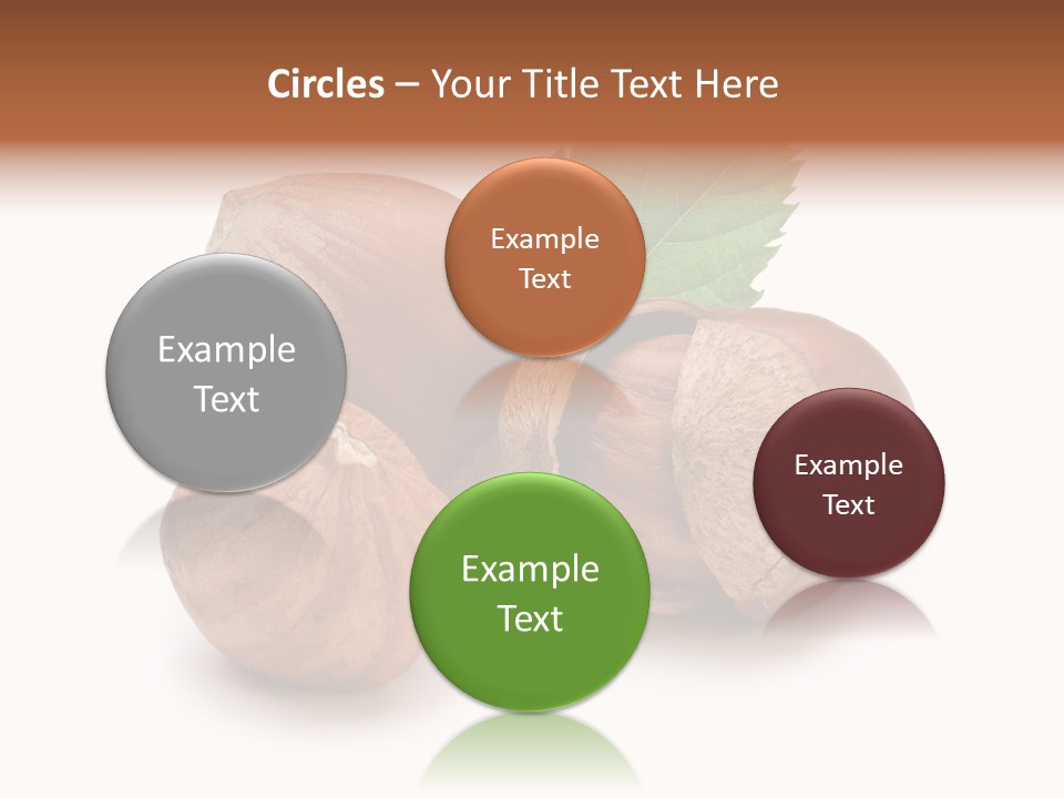 Organic Hazelnut Food PowerPoint Template
