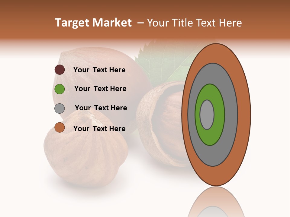Organic Hazelnut Food PowerPoint Template