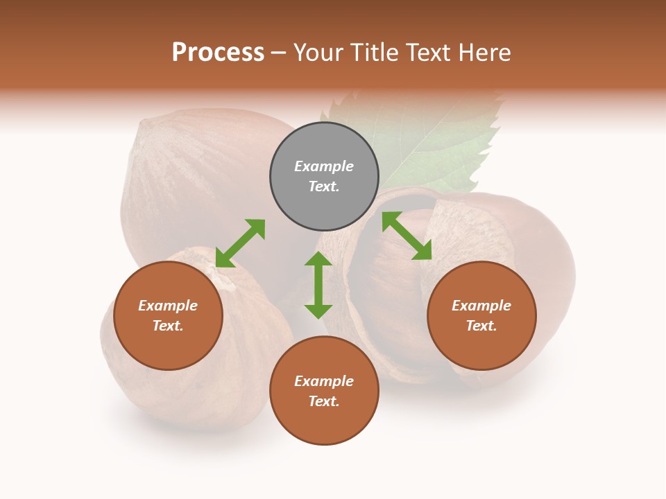 Organic Hazelnut Food PowerPoint Template