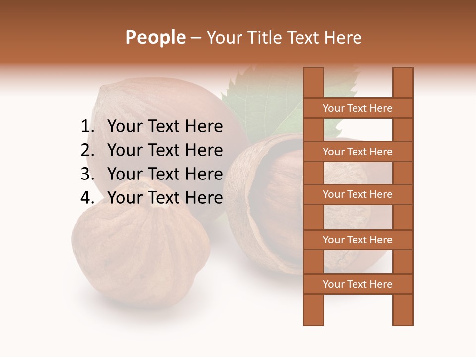 Organic Hazelnut Food PowerPoint Template