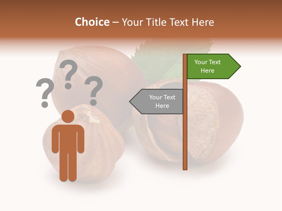 Organic Hazelnut Food PowerPoint Template