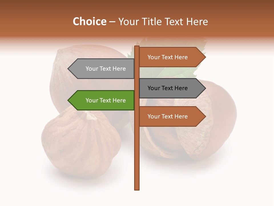 Organic Hazelnut Food PowerPoint Template