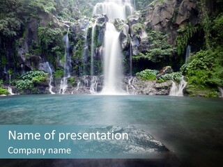 Water Island River PowerPoint Template