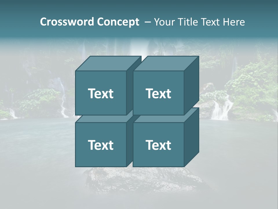 Water Island River PowerPoint Template