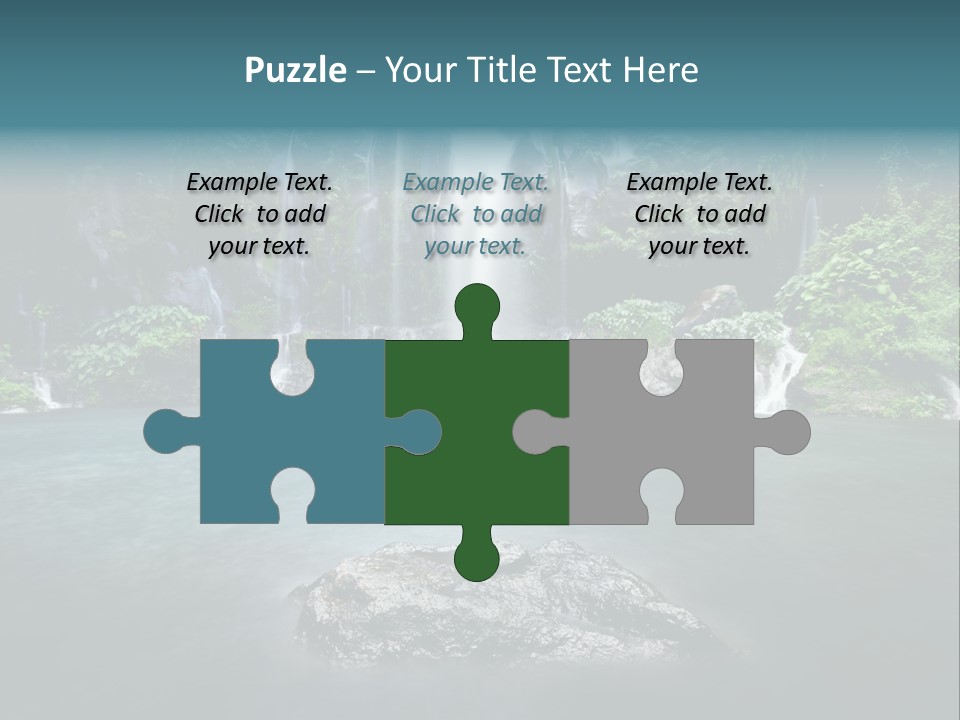 Water Island River PowerPoint Template