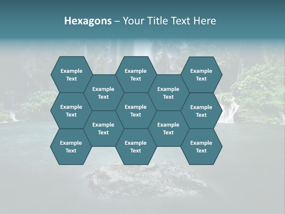 Water Island River PowerPoint Template