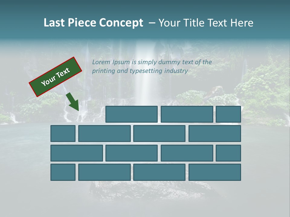 Water Island River PowerPoint Template