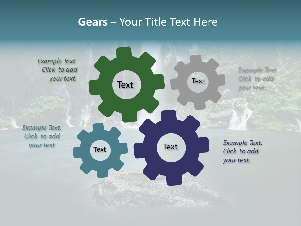 Water Island River PowerPoint Template