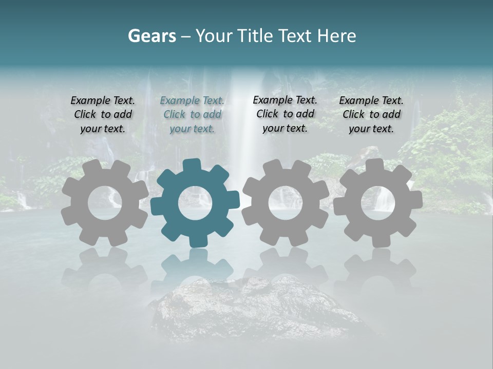 Water Island River PowerPoint Template